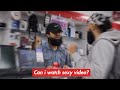 Angry Tech Store Employee