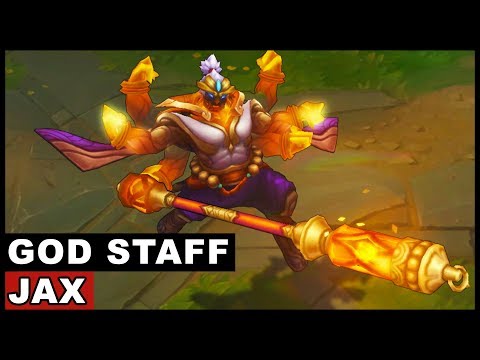 God Staff Jax Final Update Skin Spotlight League of Legends