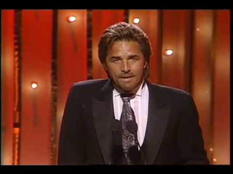 Don Johnson Wins Best Actor TV Series Drama - Golden Globes 1986