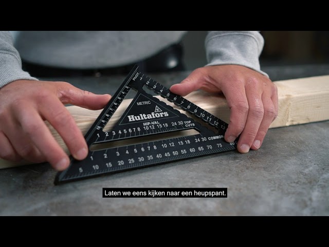 Hultafors Rafter Square MRS 18 cm metrisch speedsquare een Must Have ...