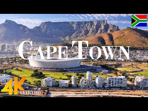Cape Town 4K drone view • Amazing Aerial View Of Cape Town | Relaxation film with calming music