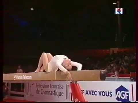Evguenia KUZNETSOVA (RUS) beam - 2000 France vs Russia