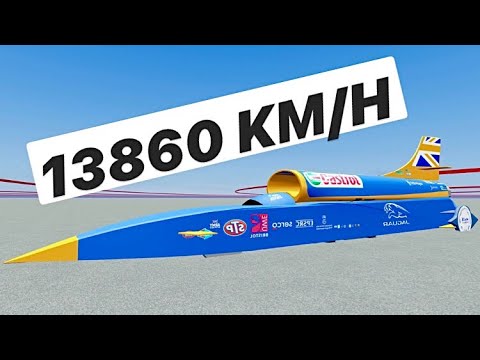 SSC Bloodhound 13860 KM/H Speed Record - Endless Track