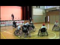 高南（こうなん）小学校の車椅子バスケットボール体験学習