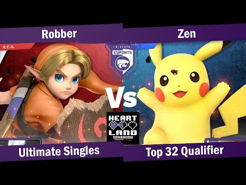 Heartland Showdown Top 32 Qualifier - Robber (Young Link) Vs. Zen (Pikachu)