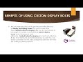 custom display boxes