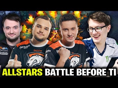 Miracle Solo Cr1t Pieliedie Pasha - Noone Illidan Allstars Match Before TI8