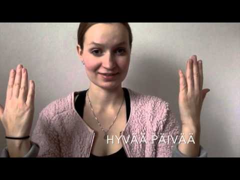 Viittomakielen opetus - tervehdykset