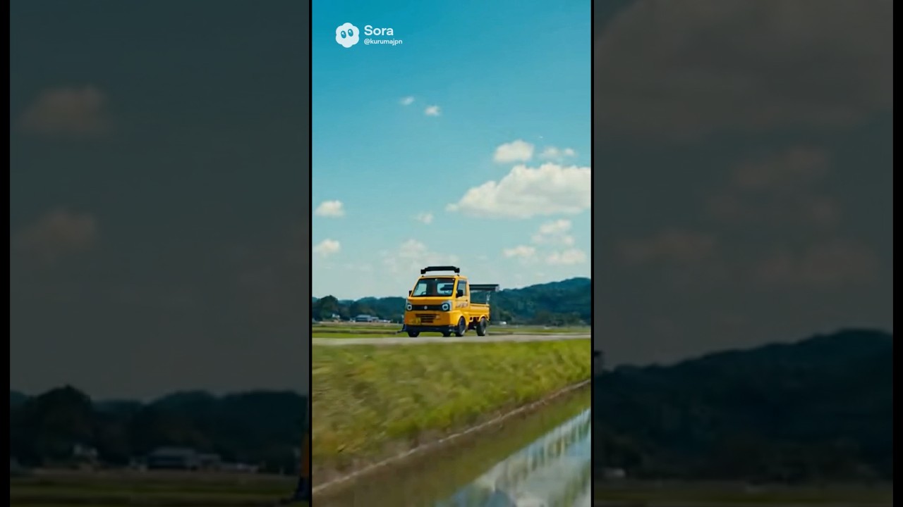 軽トラックにバイクのエンジンAI