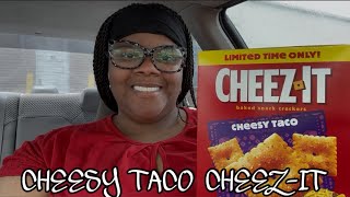 CHEESY TACO 🌮 CHEEZ-IT REVIEW @nenesmunchies #THEREVIEWQUEEN