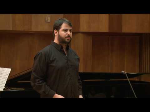 Andreas Scholl  / Singing Masterclass / Student - Jonathan Avidan / Jerusalem Music Centre