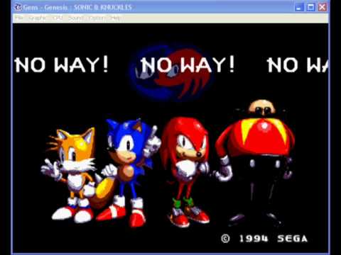 Sonic & Knuckles: NO WAY!