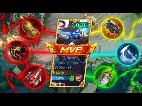 THESE 100% CRITICAL BUILD WILL LET YOU DOMINATE THE GAME! | YI SUN-SHIN TOP 1 GLOBAL | MLBB