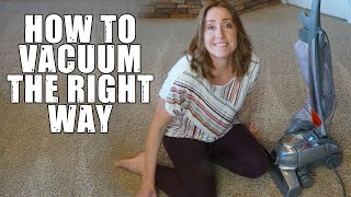 Vacuuming Carpet | Tips the Pros Use for the Cleanest Floor