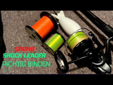 Spomb Shock Leader/Schlagschnur richtig binden. Mit Diesem Tipp verliert Ihr keine Spombs mehr!