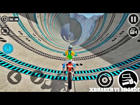 Impossible Moto Bike Tracks 3D: Bike Driving Levels 13,14 &15 ( Level 15 Failed) - Android GamePlay