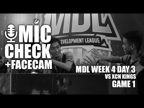 MIC CHECK + FACECAM RECCA VS XCN GAME 1 MDL SEASON 1