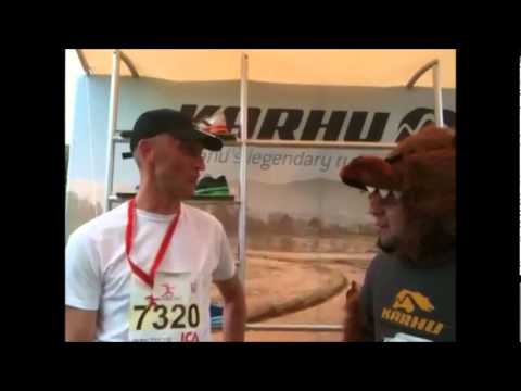 Intervju från Blodomloppet Göteborg med en snabb Karhu löpare.