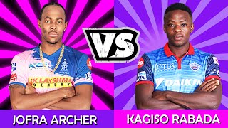 IPL 2020 Comparison :- JOFRA ARCHER VS KAGISO RABADA  - Who Is the Best ???🦾🦾