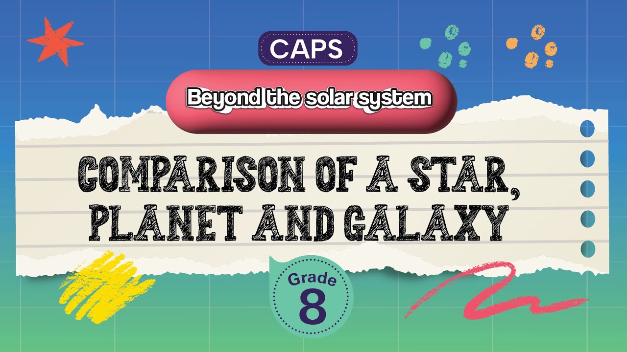 [GRADE 8] Comparison of a star, planet and galaxy