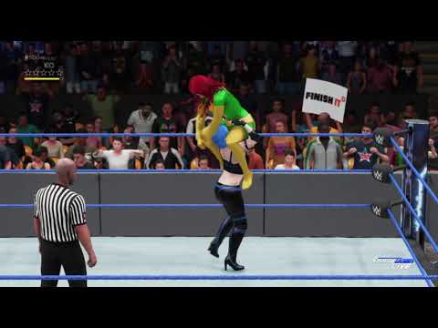 WWE 2K18 - Matsuda Akira VS Jean Grey + Television Championship Match