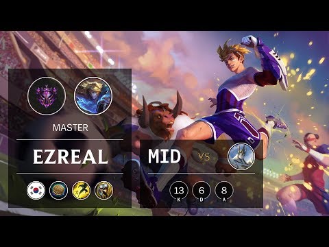 Ezreal Mid vs Galio - KR Master Patch 9.20