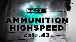 T4E cal. .43 4000 fps