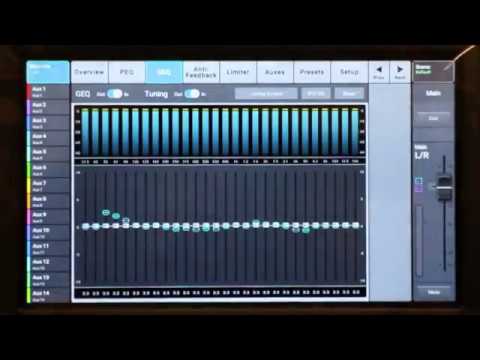 QSC TouchMix-30 Pro Room Tuning Wizard