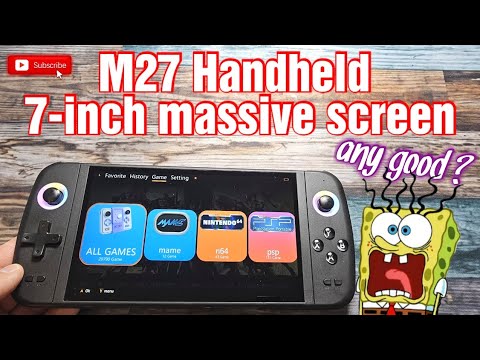M27 The biggest budget retro handheld I 7 inch screen