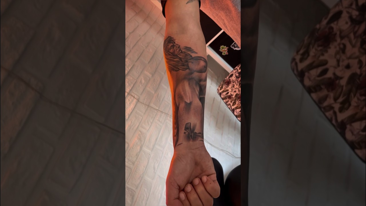 4D tattoo Jesus #alexkonti #tattoo #tattooartist #tattoos