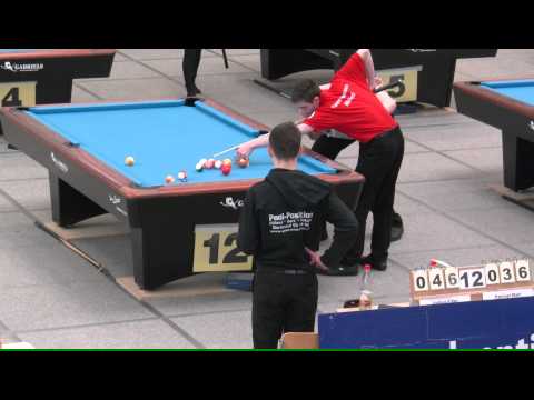 Joshua Filler vs. Raphael Wahl DJM 2013 Pool-Billard 14.1 endlos m-U17