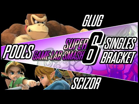Super - Game Lab Smash #6 Glug (Donkey Kong) VS Scizor (Young Link / Link)