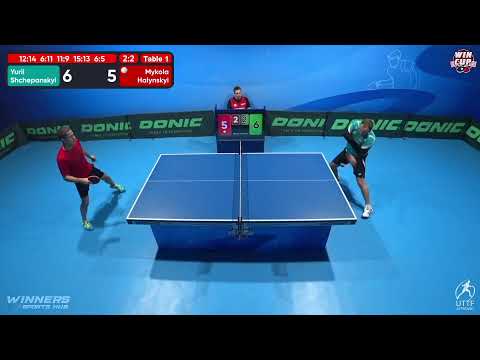 14:30 Yurii Shchepanskyi 2-3 Mykola Halynskyi West 3 WIN CUP 23.11.2022 | TABLE TENNIS WINCUP