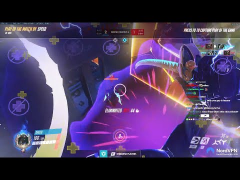 POTG! NECROS INSANE NANO GENJI OVERWATCH GAMEPLAY SEASON 33 TOP 500