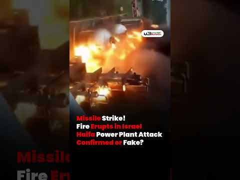 Iran Strike Sparks Fire in Southern Israel, Claims of Power Plant Damage Denied