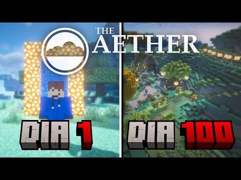 I SURVIVED 100 DAYS IN MINECRAFT'S AETHER IN 2025 – Paradise Lost