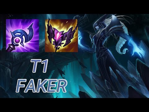T1 Faker Lissandra Mid VS Leblanc | KR Master Patch 13.16
