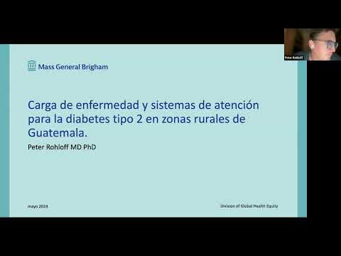 Seminario Web “Carga de enfermedad y sistemas de atención para la diabetes tipo 2 en zonas rurales de Guatemala”