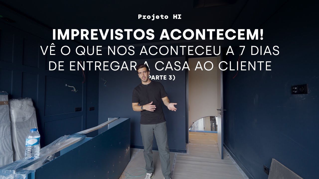 IMPREVISTOS ACONTECEM! Vê o que nos aconteceu a 7 dias de entregar a casa ao cliente (Parte 3)