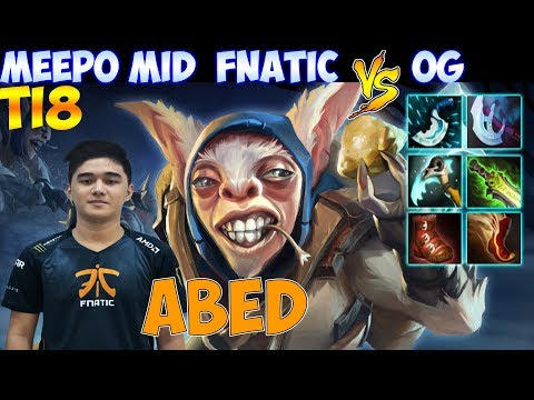 Abed - Meepo Mid Fnatic vs OG TI8 Group Stage