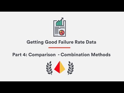 Failure Rate Data - Part 4: Comparison  - Combination Methods