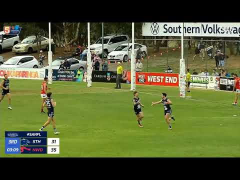 Round 10 SANFL Snapshot - South's Nic Schwarz instinctive snap goal