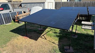 I Built Simple Solar Panel Stands For Cheap