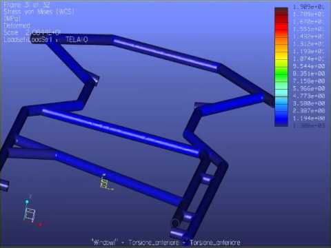 Kart FEM Analysis (Tonykart Racer)