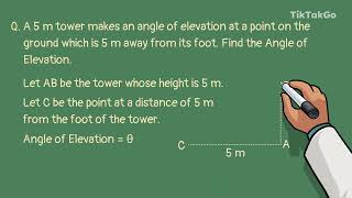 C9-B1-TP 1 - Line of Sight and Angle of Elevation