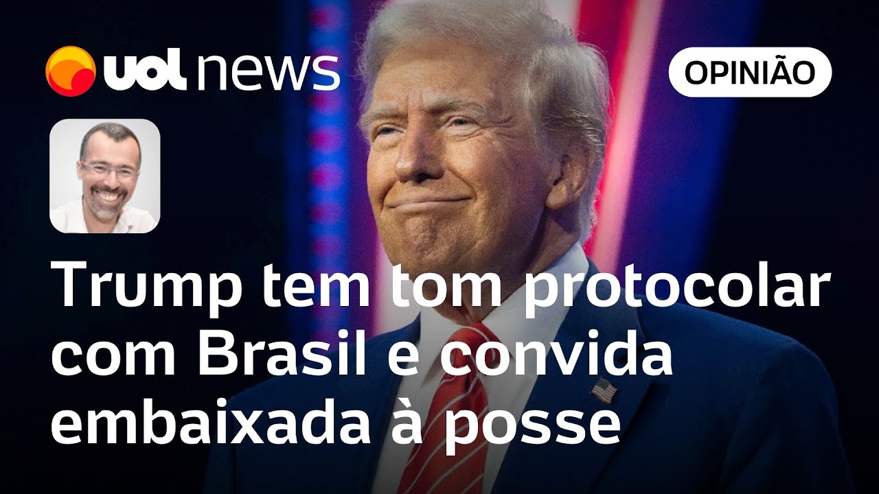 Trump adota tom protocolar com Brasil e convida embaixada à posse | Jamil Chade