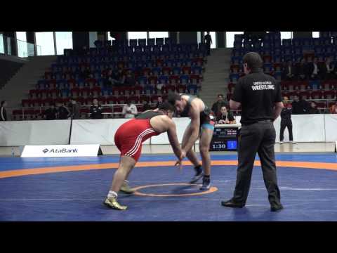 AWF CUP 2017 / 100 kg bronze medal match cadets freestyle