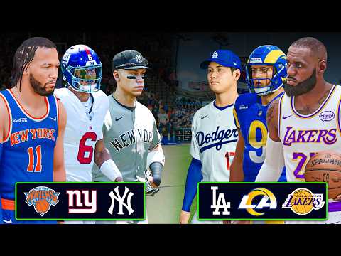 New York VS Los Angeles In EVERY Sport!