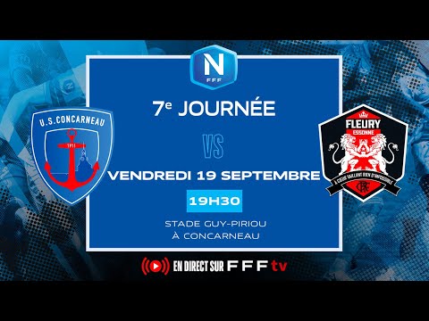 J7 I US Concarneau vs FC Fleury 91 en replay (0-1) I National FFF 2025-2026