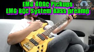 Video thumbnail for EMG 40DC Pickups & EMG BQC System Bass preamp (review by G. Y.)  (Slap Bass & Double Thumb) by Gökhan Yumuşakdemir